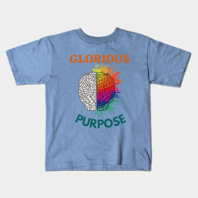 Glorious Purpose Kids T-Shirt by Rissenprints